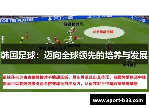 韩国足球:迈向全球领先的培养与发展